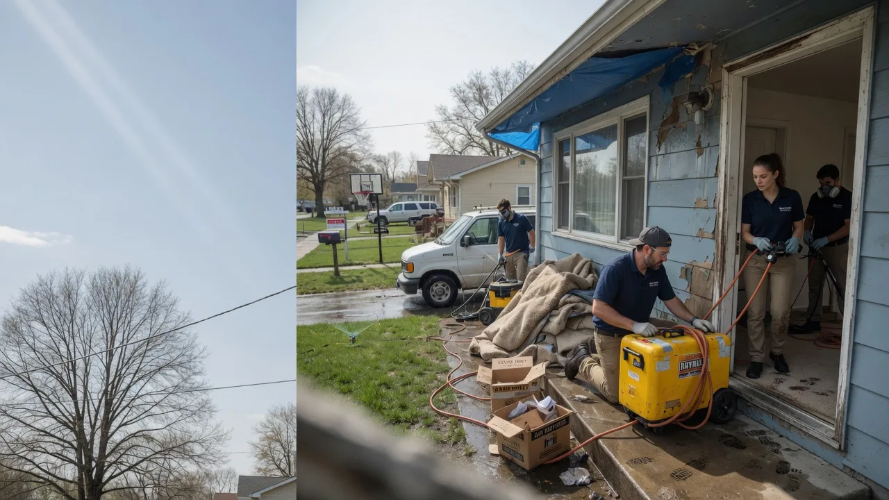Basement Flood Cleanup in Madison, WI near me